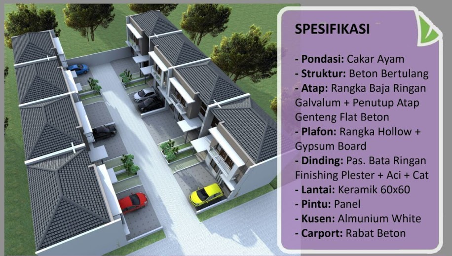 spesifikasi rumah syariah jakarta selatan casamabda residence