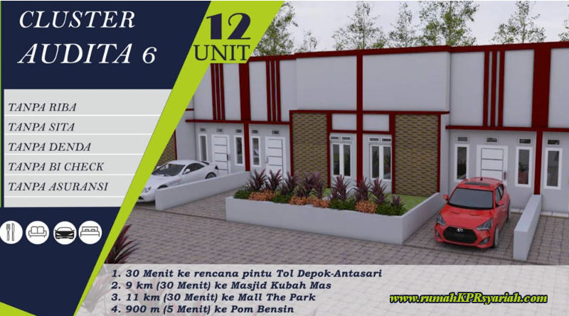 Rumah syariah citayam Audita 6 slide